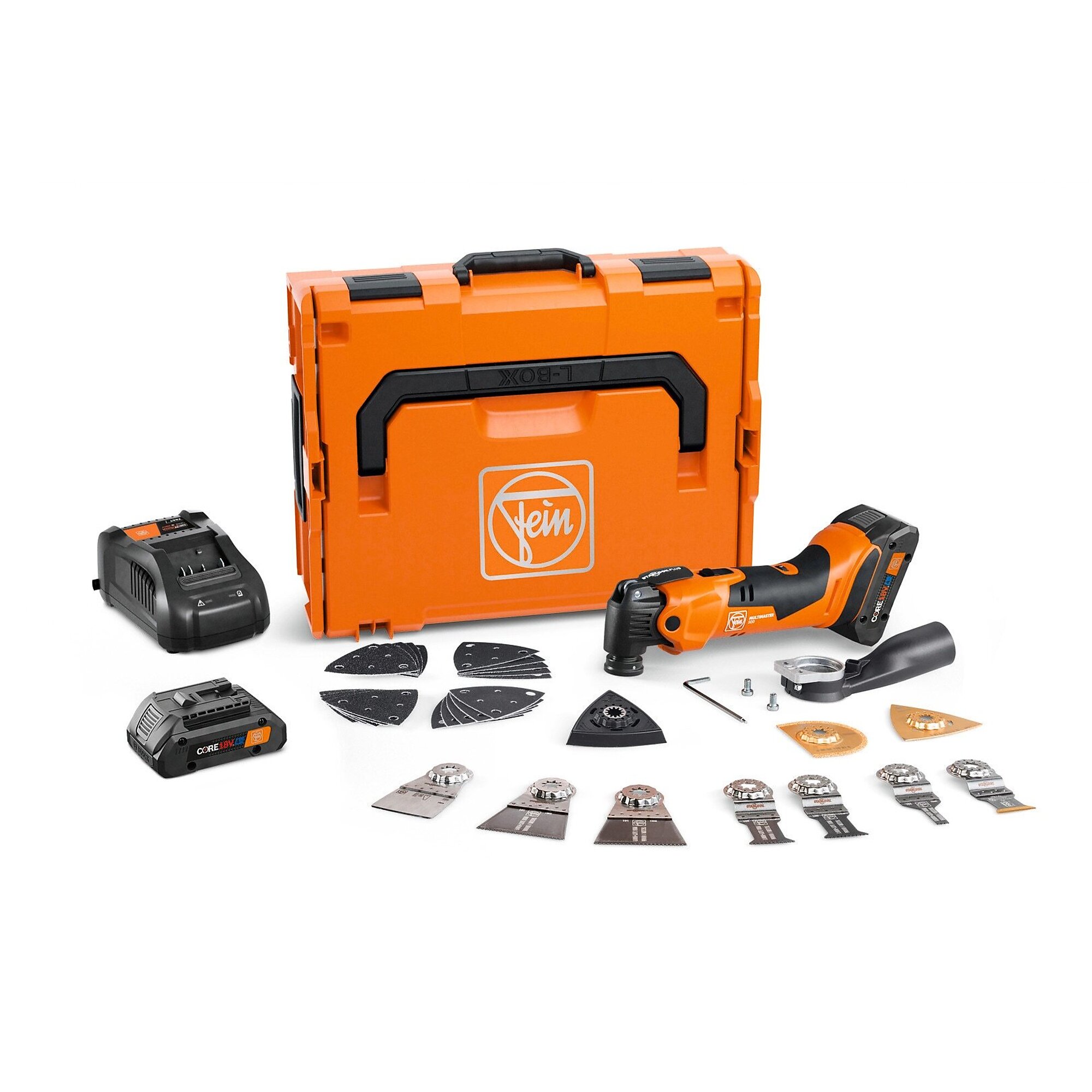 Fein AMM 500 PLUS TOP 4 Ah PC AS N09 Oscillating Multi-Tool Set 18V